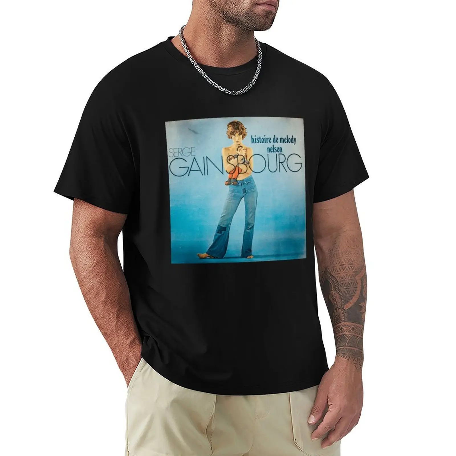 Classique de Serge Gainsbourg. essentiel T-Shirt Large Size Casual Tee Shirt