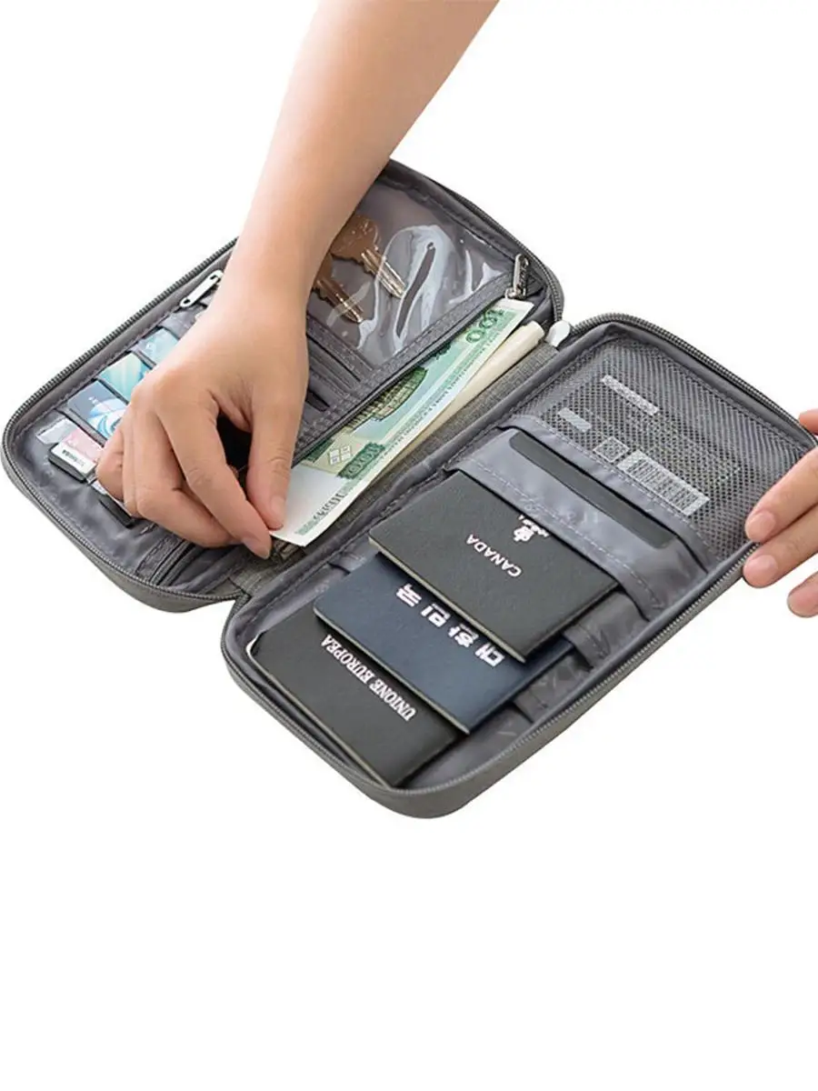 

Travel Family Passport Holder Cardholder Organizer Wallet Waterproof Document