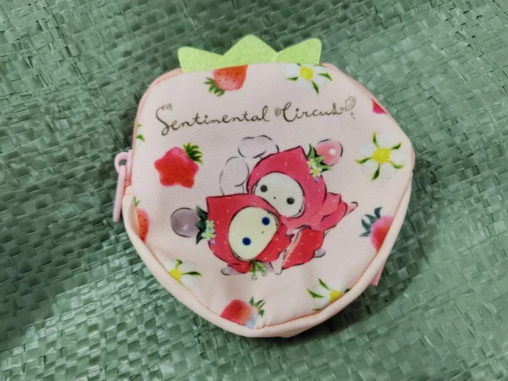 Sentimental Circus Shappo Strawberry Coin Purse Wallet Women Cartoon Anime Cute Kawaii Coin Pouch Case Mini Money Bag