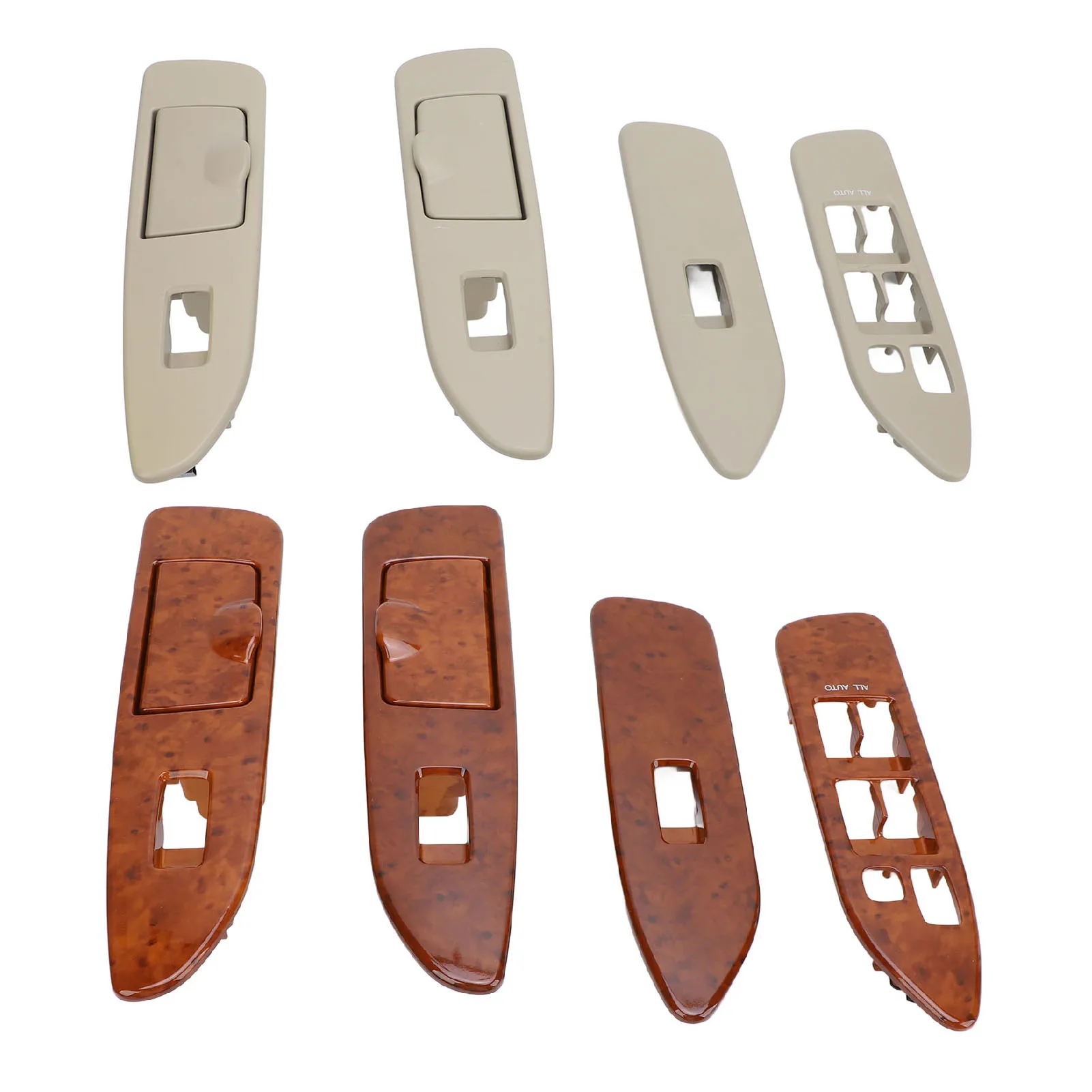 4pcs Window Switch Panel Set Front Rear Left Right for Toyota Land Cruiser J100 1998-2007 Left Hand Drive