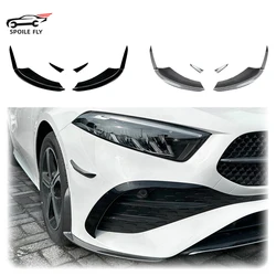 2023 To Up For Mercedes Benz A Class W177 A180 A200 A35 A45 AMG Car Front Lip Bumper Diffuser Splitter Side Spoiler By ABS