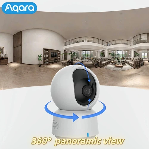 Imagen 2 del producto Cámara inteligente Aqara 2K HD E1 360 °   Ver voz bidireccional cámara de seguridad inteligente para el hogar visión nocturna infrarroja detección AI para HomeKit