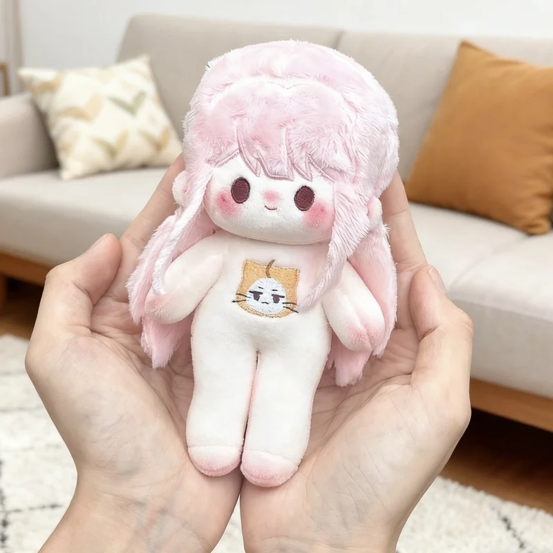 Infinity Nikki Big Meow 15cm Long Legs Cotton Doll Backpack Charm Pendant Pink Chubby Cute Anime Plush Girlfriend Birthday Gift