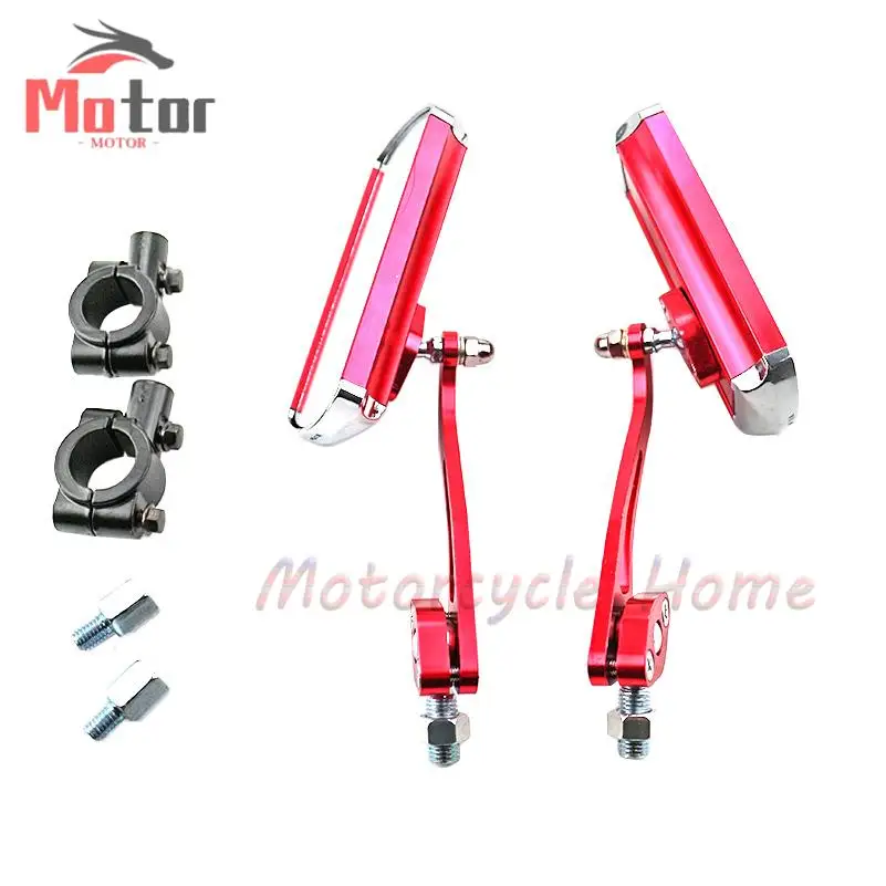 

Зеркало заднего вида для мотоцикла, велосипедное прозрачное широкоугольное зеркало заднего вида, отражатель заднего вида, регулируемый руль, левое и правое зеркало