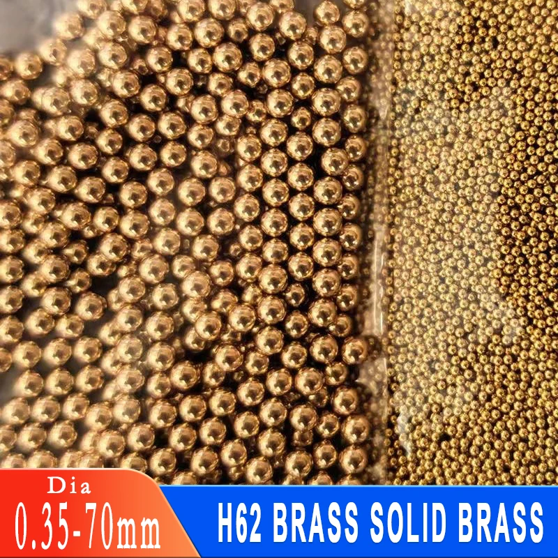 

1-1000pcs Brass (H62) Solid Bearing Balls 0.35/0.4/0.5/0.6/0.7/0.8/0.9/1/1.2/1.5/1.8/2/2.381/2.5/2.8/3/3.175~70mm High Precision