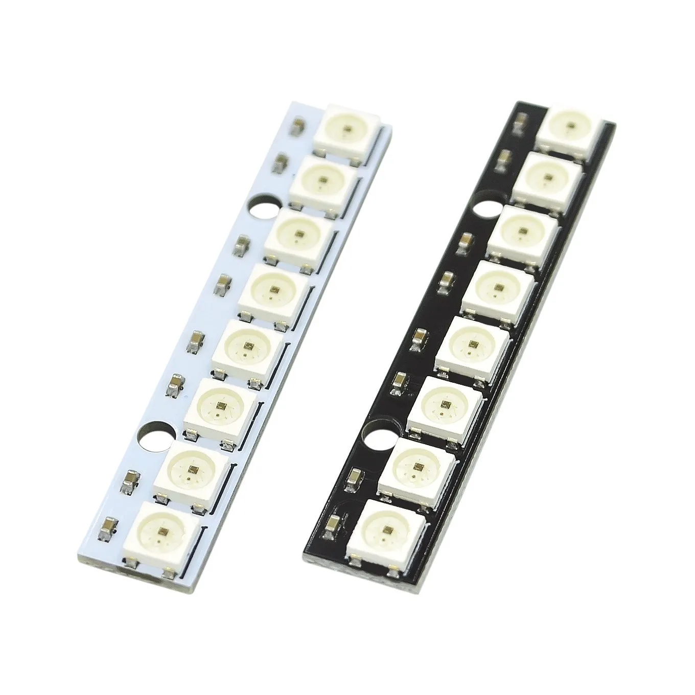 8 bitów WS2812 RGB Stick LED 8 X 2812B 5050 kolorowy RGB modułu LED wbudowane sterowniki do Ardu Raspber Pi ESP32