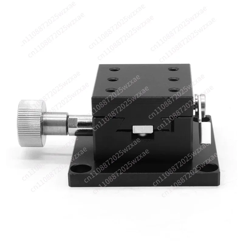 LWX4090 Manual linear guide 40x90mmX axis, micron-level adjustable dovetail slider with rack and baseplate
