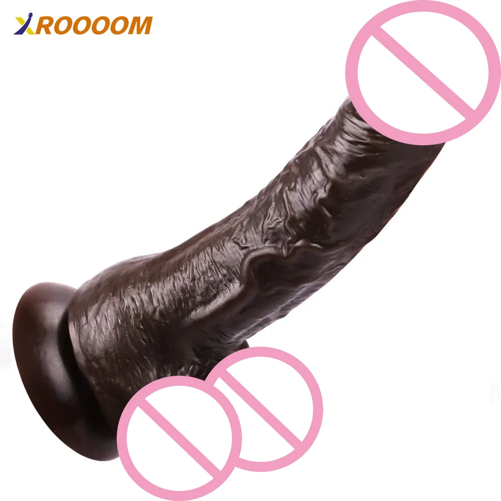 

Realistic G-spot Dildo for Women Orgasm - 21cm Penis Dong with Lifelike Glans Testicles & Hands-Free Suction Cup,Adult Sex Toys