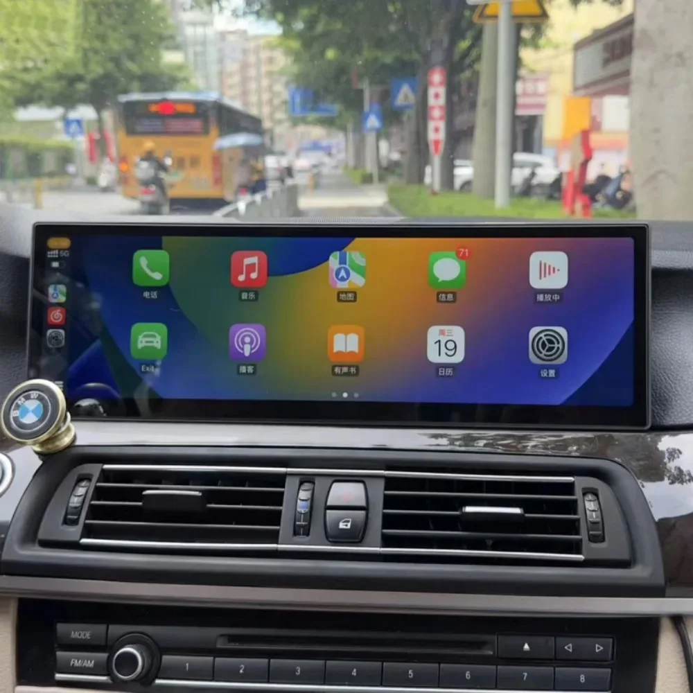 15inch New OEM Design Car Stereo Multimedia For BMW F10 F11 F18 525i 525d 5series 2560*720 IN-CELL IPS Screen 8+128G Carplay