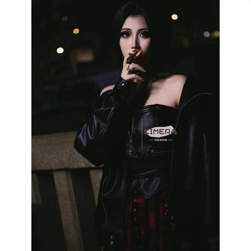 أزياء أنيمي مانغا نانا التأثيرية أوساكي أزياء نانا التأثيرية الجوارب المختنق شعر مستعار المرأة القوطية الشرير أزياء تنكرية لحفلات الهالوين #6