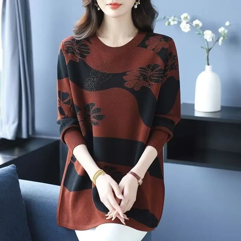 

Fashion New Autumn and Winter Sweater Bottoming Mid-length Loose and Slim Sweater Top