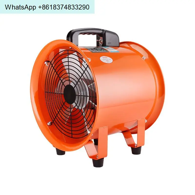 Portable Axial Fan 220v Mobile Exhaust Fan, Blower Tunnel Industrial Ventilation Equipment