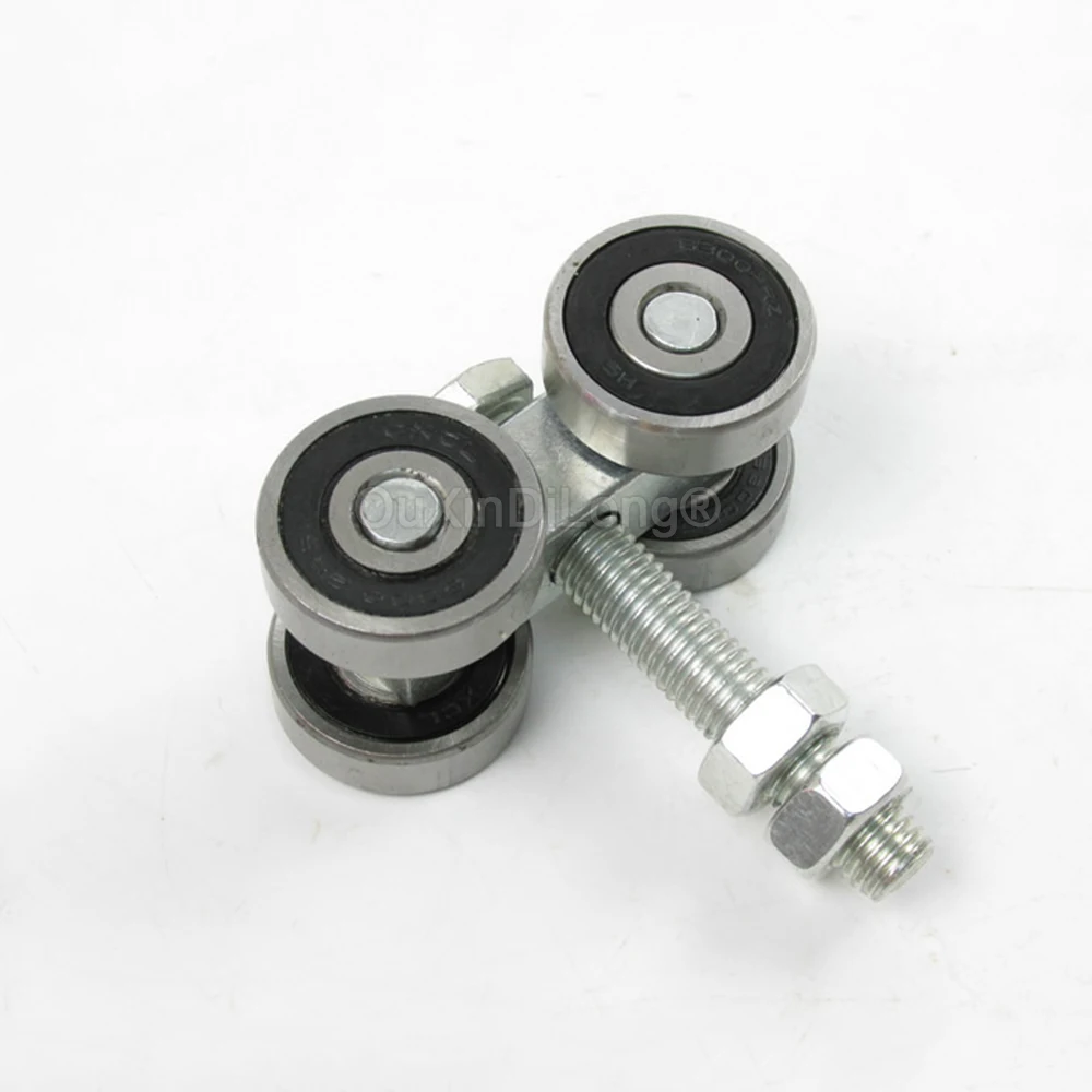 10PCS Heavy Duty Sliding Door Top Hanging Wheels Industrial Warehouse Door Track Hanging Pulley Bearing 400KG GF107