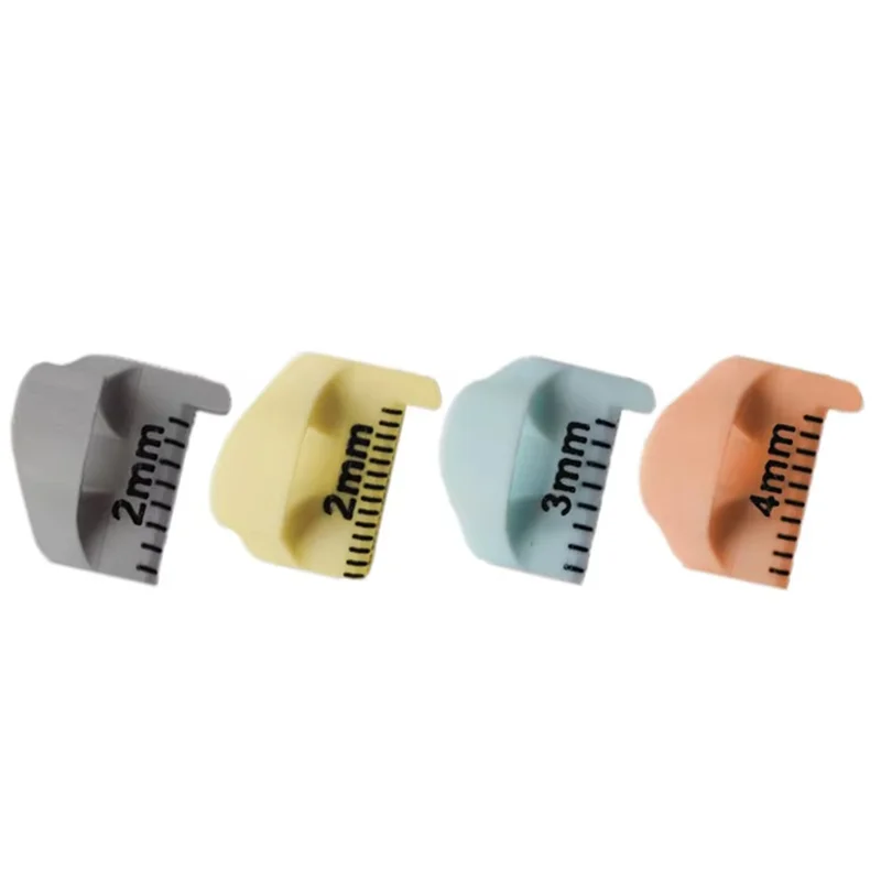 

ABRS-Sewing Needle Gauge Measuring Tool Finger Ruler Sewing Template Finger Protector,