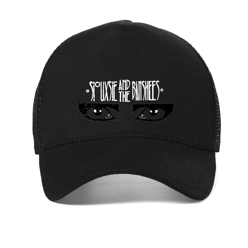 Siouxsie and the Banshees Print Baseball caps men Goth Post-punk hip hop cap Fashion cool Mesh Snapback hats Garros