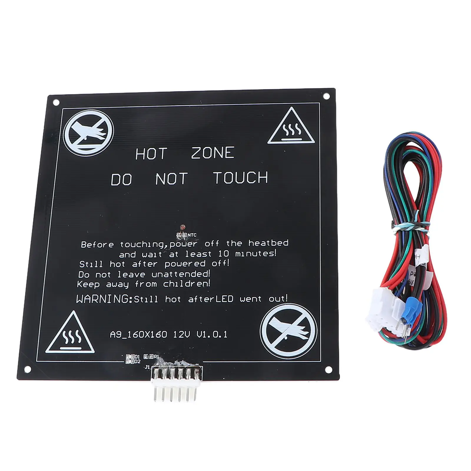 160 Hot Bed Aluminum Substrate Heat Reprap Heatbed 3d Printer Heating Plate