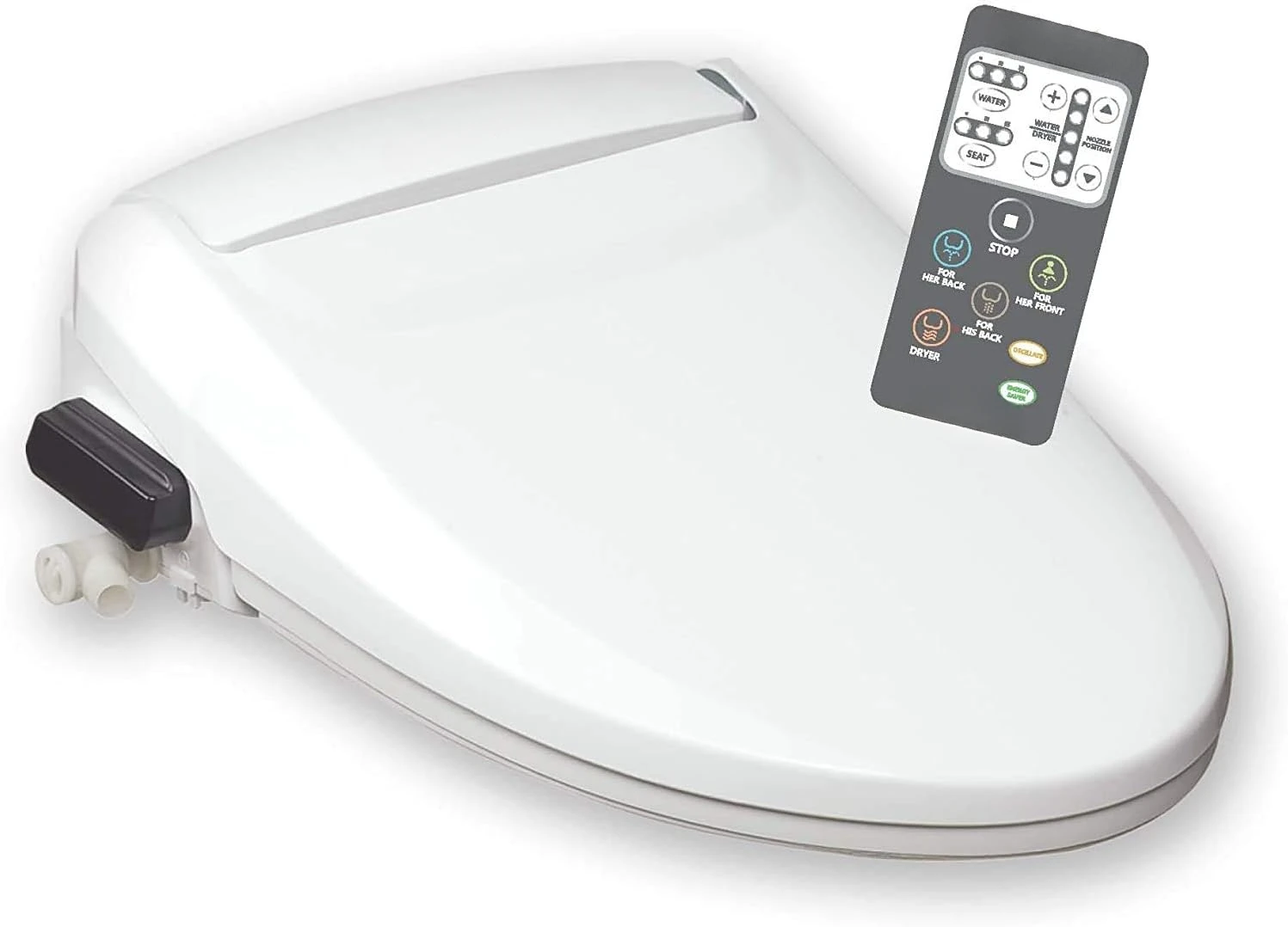 

IntelliSeat - Smart Bidet Toilet Seat with Adjustable Water Pressure & Warm Water, Heated Seat & Dryer