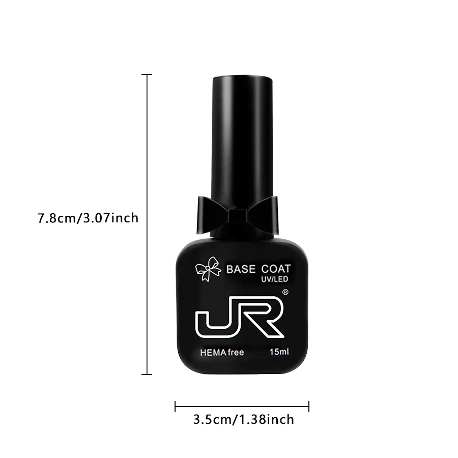 JR vernis gel couche de finition et couche de base ensemble vernis à ongles gel Soak Off UV/LED cadeau pour femmes filles