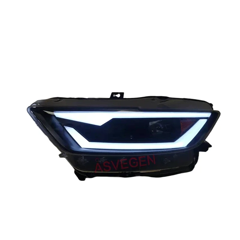 

New Style Modified Head Light for Ford Mustang 2015-2017 Headlight DRL Daylight Fog Front Bumper LED Lamp Indicator Auto Parts