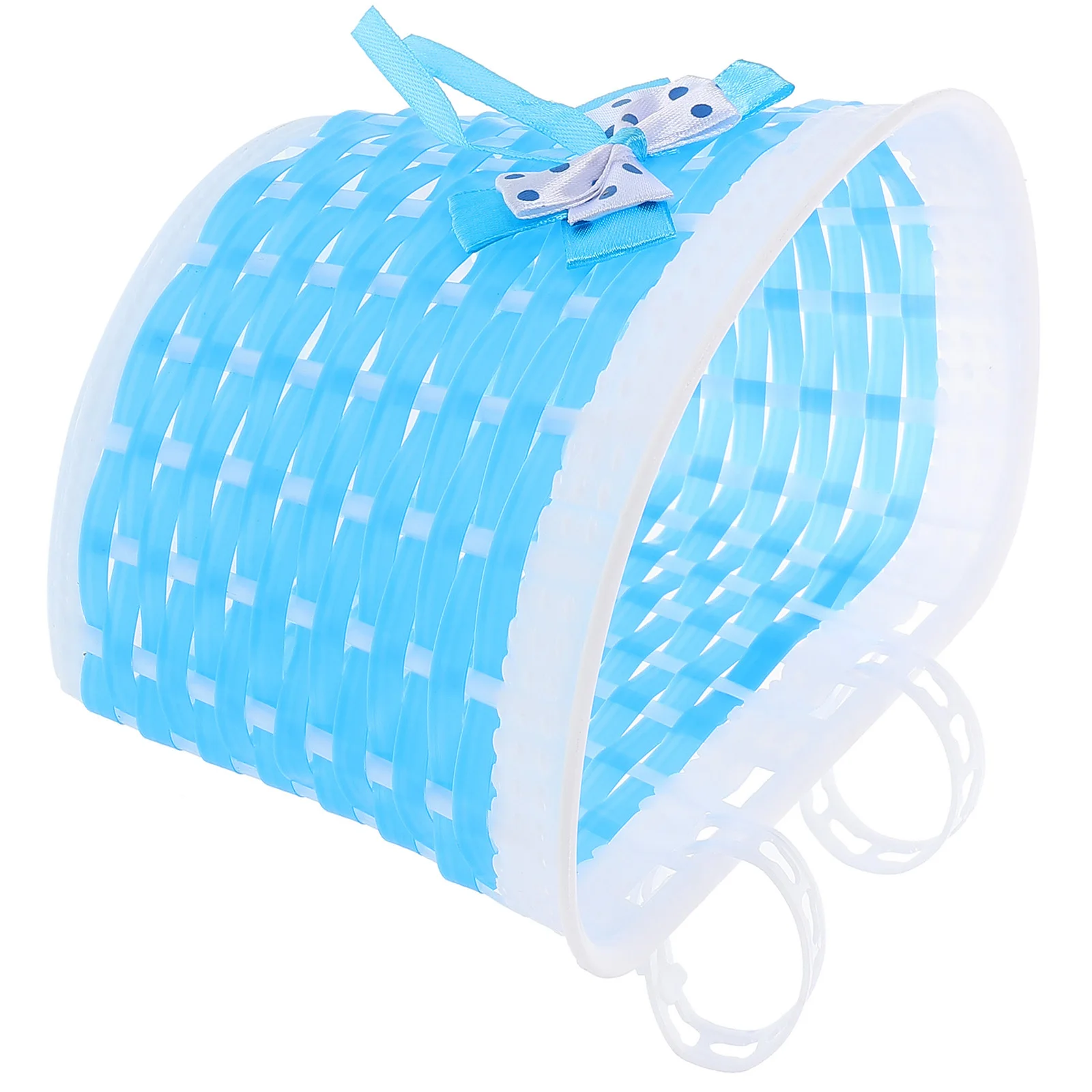 Woven Bike Basket For Adult Kids Rattan Bicycle Front Handlebar Storage Container Multifunctional Scooter Tricycle Electric Bike