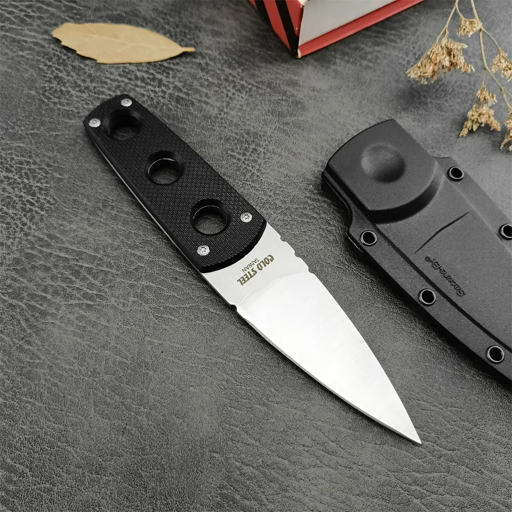 Defense COLD Secret Edge Fixed Blade Knife 440c Steel ABS Handle Protable Tactical Knives Hunting Safety Pocket EDC Multitool