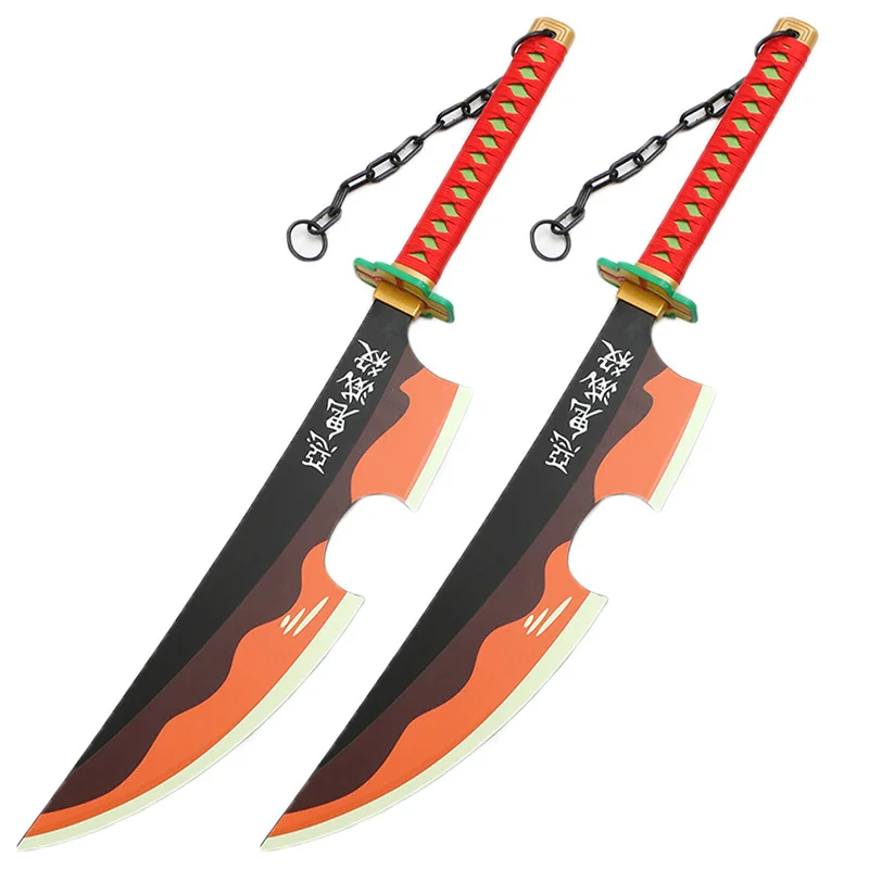 79 Cm/31.01in Demon Slayer Bamboe Anime Mes Cosplay Randapparatuur Model Praktijk Props Feestartikelen Collectible Jongen Speelgoed hobby