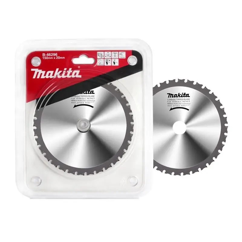 Imagem -04 - Makita-genuine Metal Saw Lâmina de Corte Corte Rápido Circular Saw Blade Acessórios para Ferramentas Elétricas B46296 150x20x32t