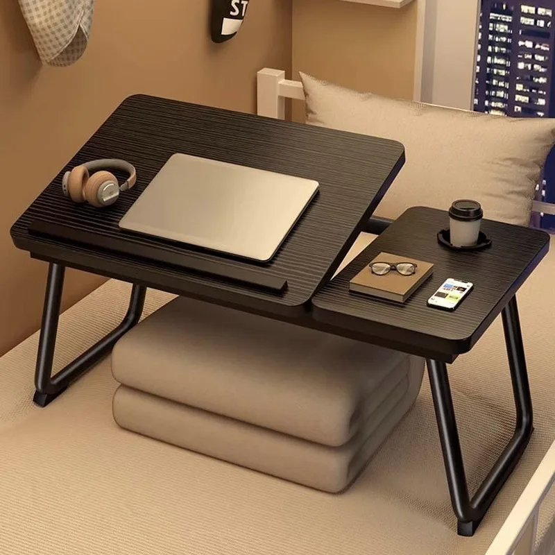 Bedside desk for dorm students, multifunctional foldable laptop desk, window sill desk board
