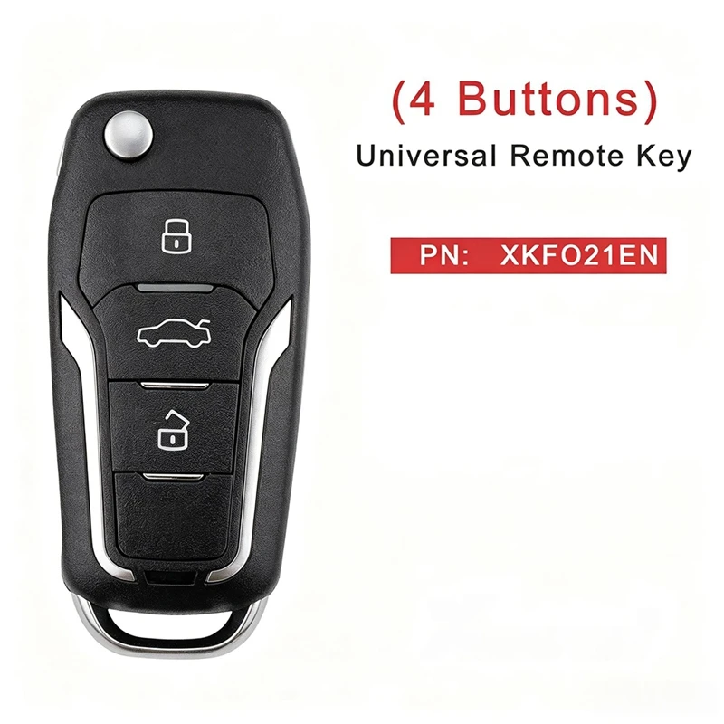 Super Sale 4Keys Remote Car Key for XHORSE XKFO21EN Tool for Ford 2nd VVDI2 Programmer Universal Smart Key