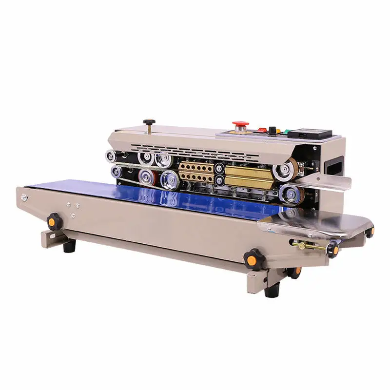 DBF-770 Band Sealer Paint Body Food Sealing Bags Continuous Sealing Band Sealer Packing Machine