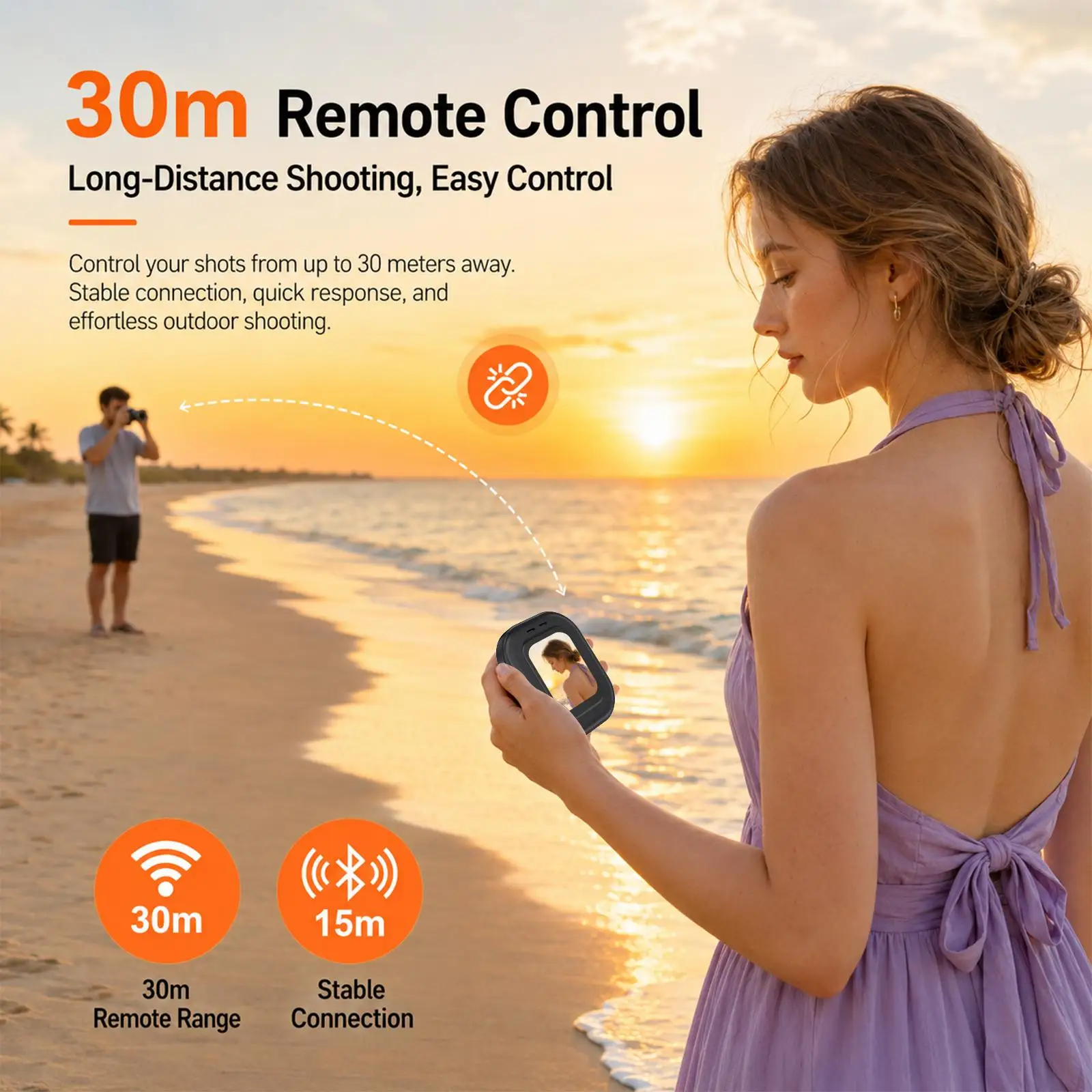 Selfie Magnetic Phone Vlog Selfie Monitor Mobile Screen Outdoor Bluetooth Selfies Vlog Live Selfie Screen Split-Screen Phone Use - view 6