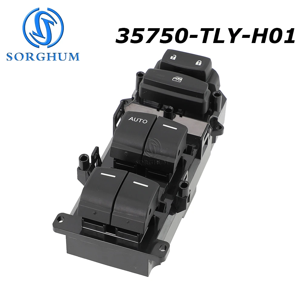 SORGHUM 35750-TLY-H01 Master Electric Power Window Control Switch Regulator For Honda Civic Crv Breeze 2017-2020 35750-TLY-H11