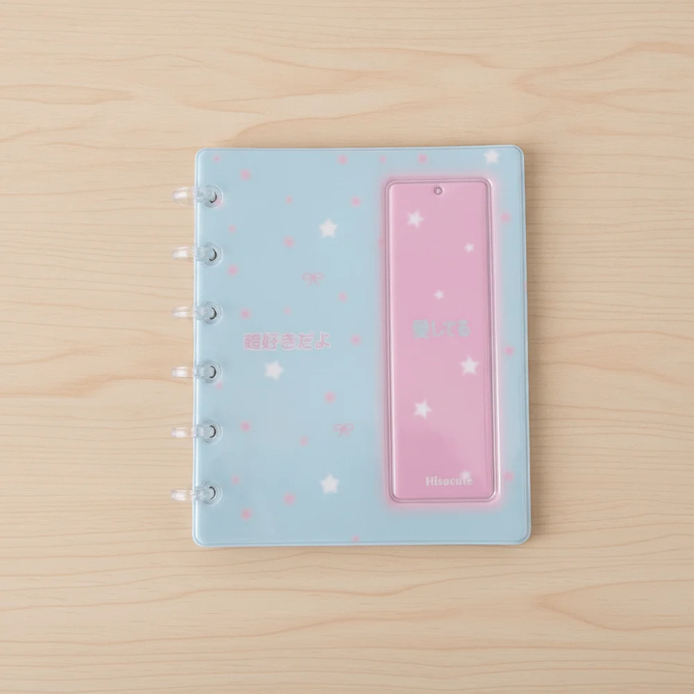Small Card Booklet 4-Grid Photo Card Holder INS PVC Photo Card Binder Sleeve Pocket Refillable Card Binder Office Supplies