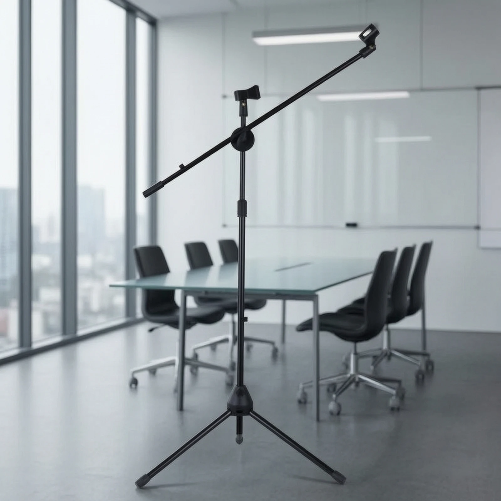Audio Capture Stand Stand with Extended Arm Arm Height Adjustable Tripod Audio Capture Stand Stand Telescoping Heavy Duty