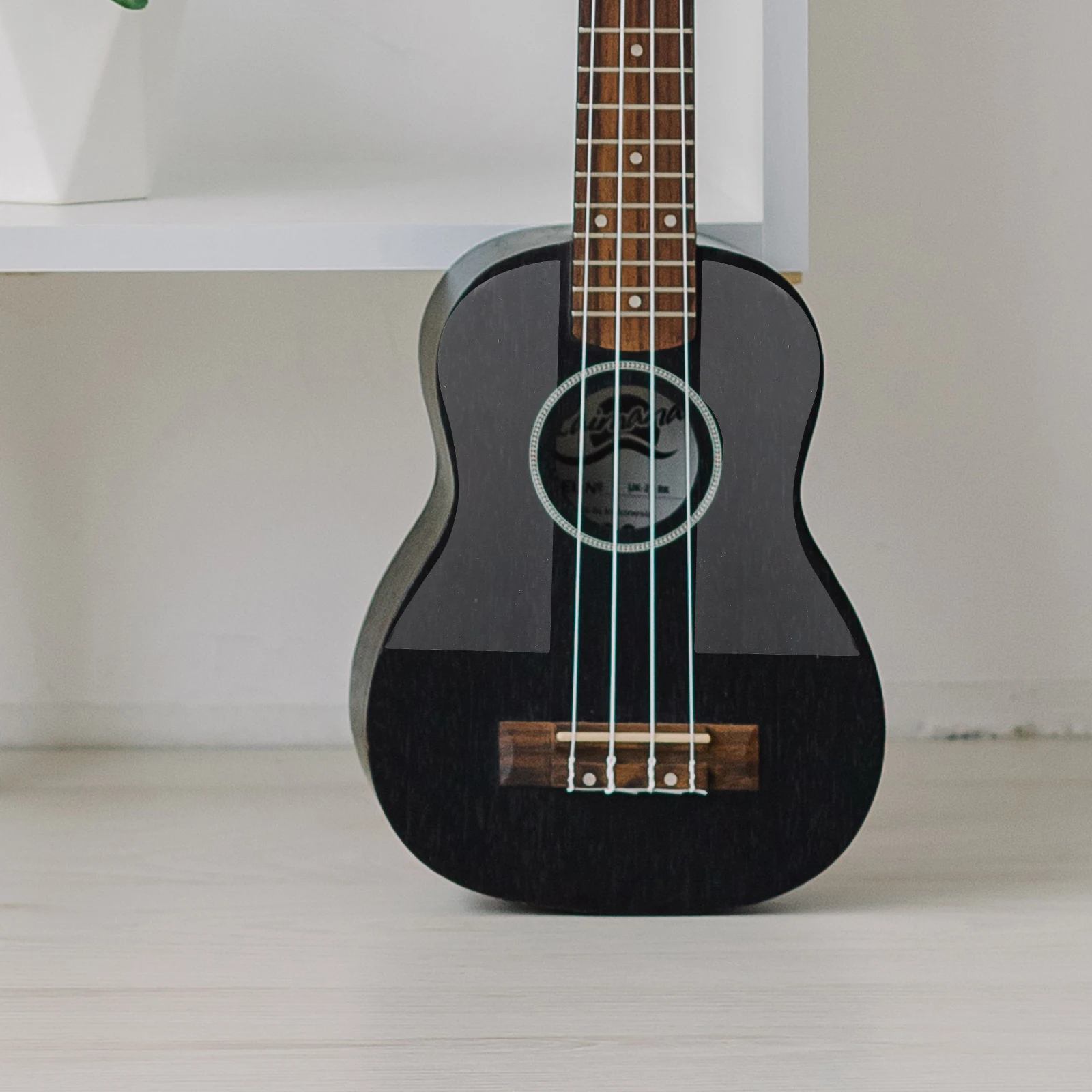 

Ukulele Stickers Transparent Pickguard Surface Film Pet Gear Headstock Decal Parts Anti-scratch No-glue Ukulele Protection Guard
