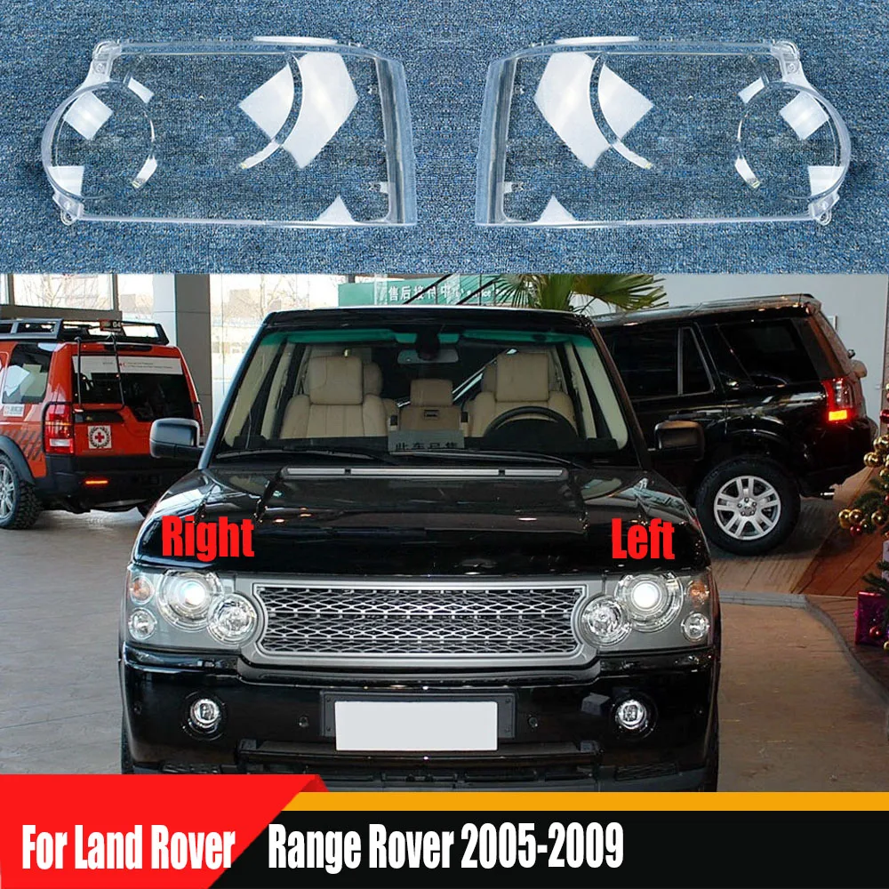 

For Land Rover Range Rover 2005 2006 2007 2008 2009 Headlamp Cover Lens Transparent Lampshade Headlight Shell Plexiglass