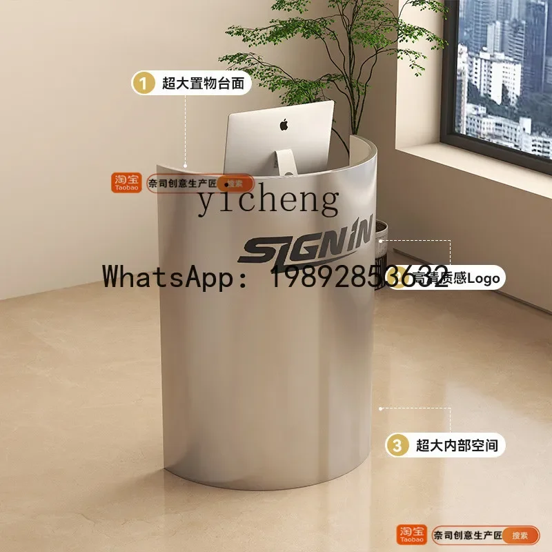 

D16- small checkout page hotel welcome desk small bar table reception desk