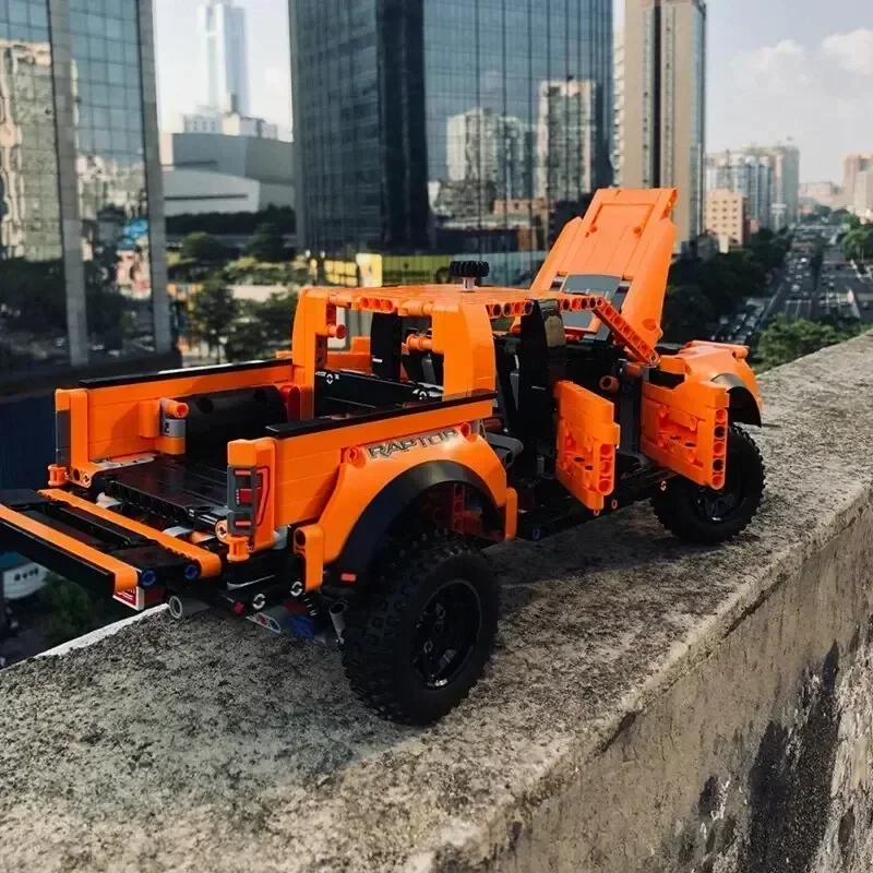 MOC 2025 شاحنة صغيرة سوبر التقنية سيارة رياضية اللبنات سباق نموذج سيارة الطوب لعب للطفل هدية