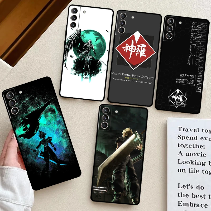 Final Fantasy VII Case For Samsung Galaxy S24 S22 S21 S23 Ultra Note 20 S8 S9 S10 Note 10 Plus S20 FE Cover