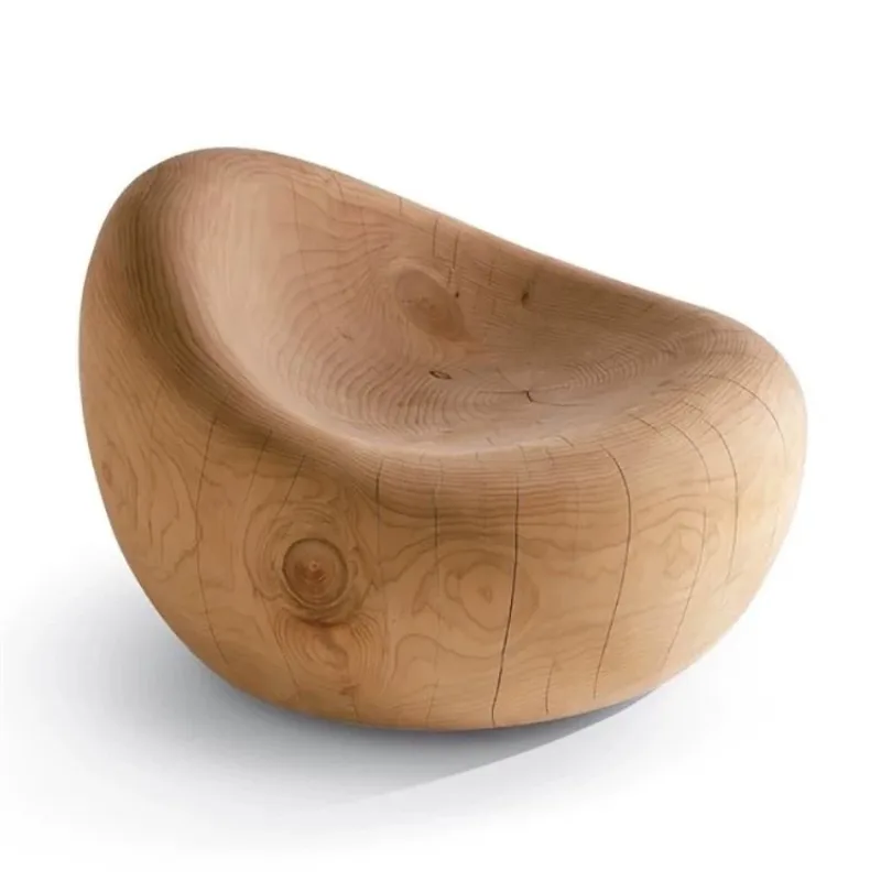 

Solid wood pier creative homestay hotel sofa chair leisure art root carving stool