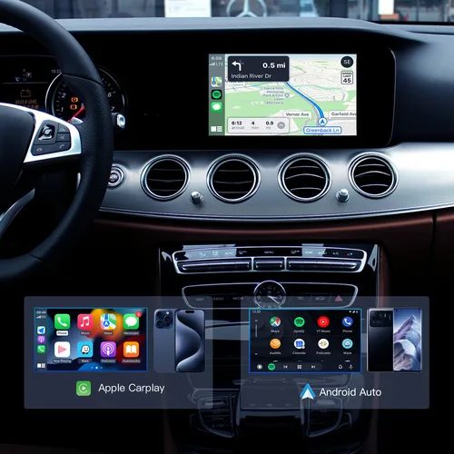 Imagen 2 del producto CARABC inalámbrico CarPlay Android Auto para NTG4.5 NTG5.0 Mercedes Benz A B C E clase GLA CLA CLE W205 W176 W204 W246 W167