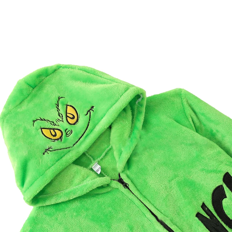 Women Clothing Green Monster Kigurumi Cartton Onesies for Adult Pajamas Halloween Cosplay Costume Christmas  One-Piece Sleepwear