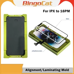 Universal LCD OCA Laminating Alignment Mould For iPhone 15 15pro 14ProXS XR 11Pro 12 13 Pro Max Lamination Repair Mold