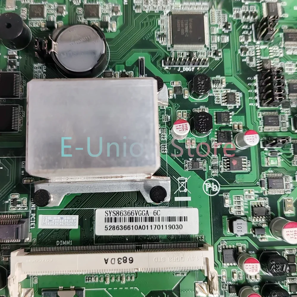 SYS86366VGGA-6C Dual Port Computer Industrial Control Computer Motherboard Integrated CPU