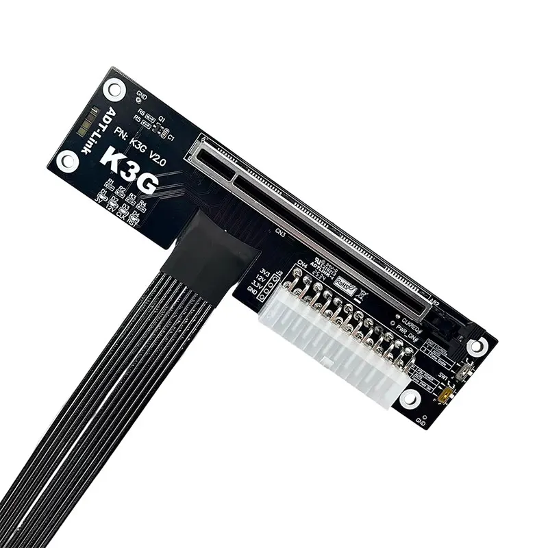 ADT-Link PCIE 5.0 x4 بطاقة رسومات الكمبيوتر المحمول الخارجية إلى محطة إرساء M.2 Nvme كاملة السرعة لـ Nvida RTX5090 AMD RX9070xt