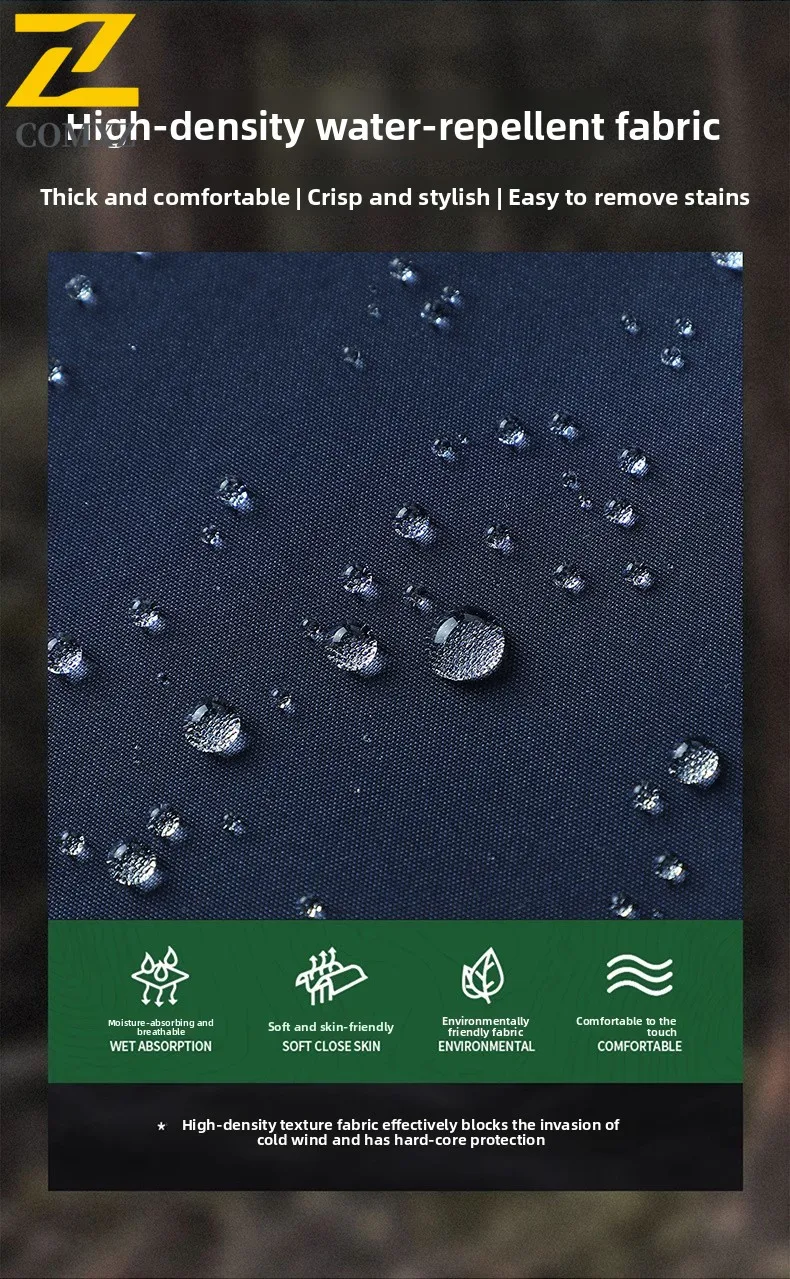 كبير الرجال معطف القطن 2025 الخريف الشتاء جديد وأضاف الصوف سميكة ودافئة مقنعين سترة معطف في الهواء الطلق الأعمال عادية سترة قطن