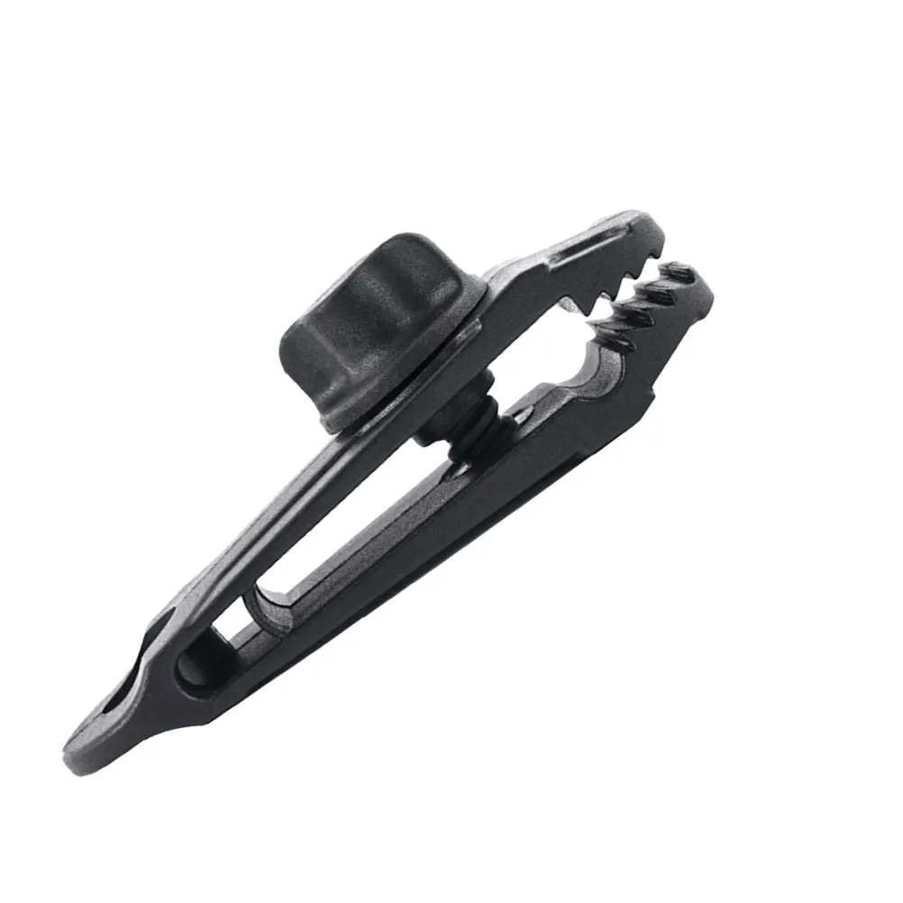

4Pcs Windproof Fixing Clips Heavy Duty Tent Stake with Cord Anti-Deformation for Camping Hiking Outdoor Activities Tent Peg