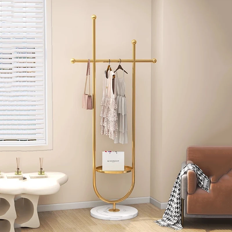 

Nordic Open Coat Racks Clothes Minimalist Metal Modern Bag Hanger Coat Racks Luxury Indoor Standing Perchero Home Furniture