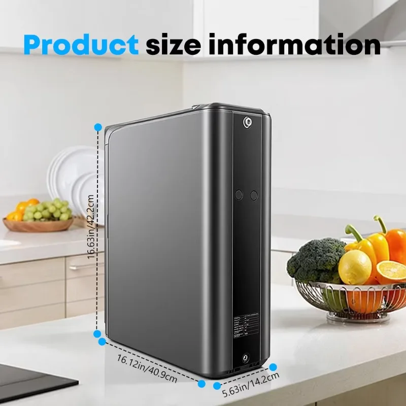 Household Sink Reverse Osmosis System 11 Stage Tankless Water Filter 800 GPD Capacity TDS/PFOS&PFOA Reduction Dual RO Membranes