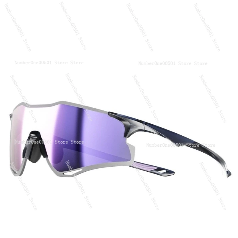 Photochromic Running Glasses Anti Glare UV Protection Lightweight Sports Sunglasses For Cycling Hiking